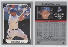 2013 Leaf Memories 1991 Leaf Buyback Gold /5 Russ Morman #263