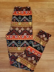 Leggings Agnes & Dora AUTUNNO tribali geometrici piccoli/medi (taglia 4-12) - Foto 1 di 6