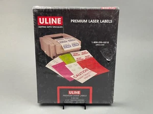 Uline Premium etiquetas láser S-20180 4x4 resistente a la intemperie 400 por caja - Imagen 1 de 2