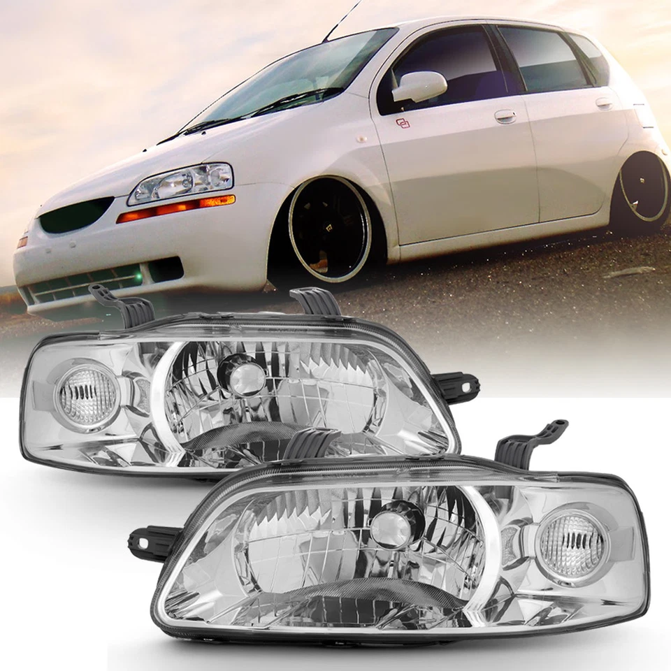 NUEVO 2004-2007 Chevy Aveo 06-08 Aveo5 hatchback faros izquierda+derecha Foto 1 de 4