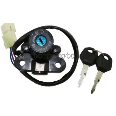 Переключатель зажигания мотоцикла с ключами для Yamaha FZ6 2004-2009 FZ6R 2009-2010 - Изображение 1 из 4