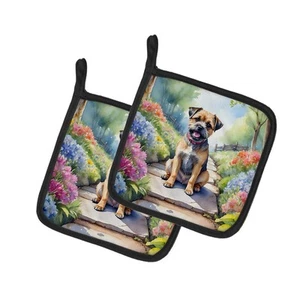 Par de soportes para ollas Border Terrier Spring Path DAC6574PTHD - Imagen 1 de 3