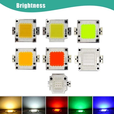 10W-100W LED Chip Integrated Bright Cob Bulb beads SMD  for Floodlights 12V-36V - Image 1 of 4