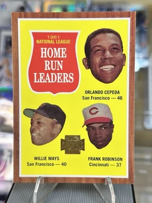 1961 HOME RUN LEADERS 2002 TOPPS ARCHIVES BASEBALL #192 👉🏻reprint - Image 1 of 3