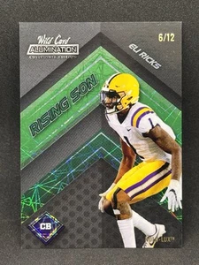 Eli Ricks 2021 Wild Card Alumination Rising Son #ANRS-22 Green Holo /12 - Bild 1 von 2