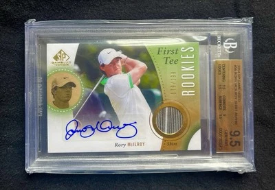 Rory Mcilroy BGS 9.5 Auto 10 2014 SP First Tee RC Game Used Relic Auto RPA /199 - Image 1 of 3