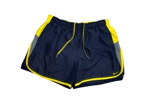 Nike Swimwear Blue Yellow Color Surge Volley Shorts Men’s Size Large - Picture 1 of 5