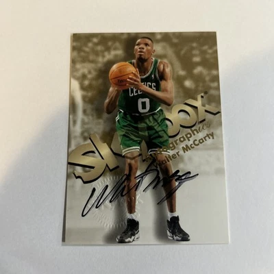 1998-99 Skybox Premium Autographics Walter McCarty Auto - Image 1 of 4