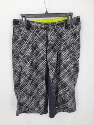 Pearl Izumi Cycling Shorts Mens Medium Black Plaid Outdoor Active Bicycle - Image 1 of 4