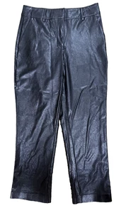 COMMANDO NWT $188 Black Faux Leather 7/8 Trousers Pants Size S - Picture 1 of 6