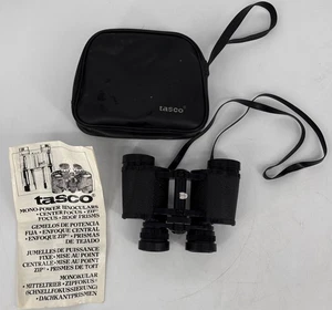 TASCO FULLY COATED 8X 30 BINOCULARS MODEL 308 FIELD 393ft@ 1000yds W/LENS COVERS - Picture 1 of 10
