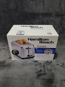 Nueva tostadora Hamilton Beach plateada de 2 rebanadas 22912 - Imagen 1 de 7