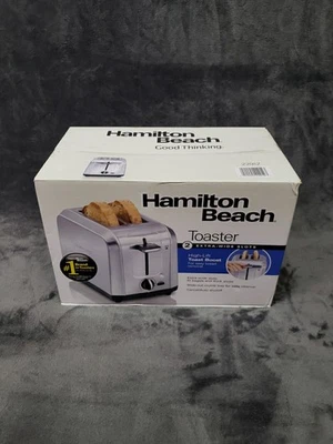 Brand New Hamilton Beach Silver 2 Slice Toaster 22912 - Image 1 of 4