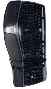 Microsoft Natural Ergonomic Keyboard 4000 v1.0 KU-0462 USB Free Shipping GradeB - Picture 1 of 1