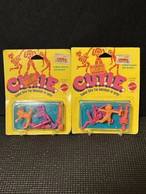 MATTEL C.U.T.I.E. de colección GYM DOLLIES Tiny Trendies 1986 NUEVO Pack Foto 1 de 4