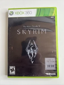 The Elder Scrolls V: Skyrim (Microsoft Xbox 360, 2011) Completo con Manuale Mappa CIB - Foto 1 di 5