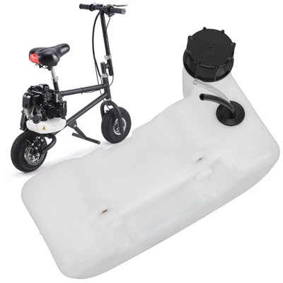 Fuel Tank Assembly With Cap White For Mini Scooter Quad ATV Bikes 2 Stroke 43 AU - Image 1 of 4