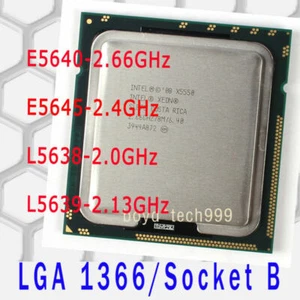 Procesador CPU Intel Xeon E5640 E5645 L5638 L5639 cuatro núcleos LGA 1366/zócalo B - Imagen 1 de 5