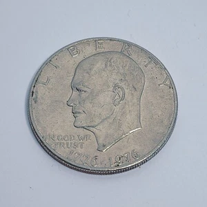 1776-1976 Eisenhower Dollar Münze - Bild 1 von 2