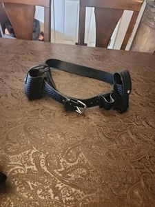 CCI Police Duty Security Belt Set. Basketweave Black Size L. Holders Case. - Picture 1 of 17