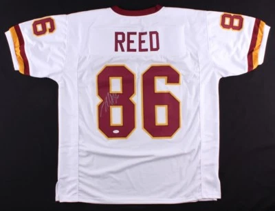 Jordan Reed Signed Redskins Jersey (JSA) 2016 Pro Bowl Tight End / Florida Gator - Image 1 of 4