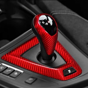 Rot Carbon Look red Karbon Mittelkonsole Schalt passend BMW M2 M3 M4 F80 F82 F83 - Picture 1 of 10