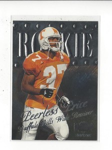 1999 Metal Universe #228 Peerless Price RC Rookie Tennessee Bills