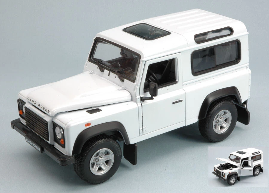 Welly LAND ROVER DEFENDER 90 1984 WHITE 1:24 - Immagine 1 di 1