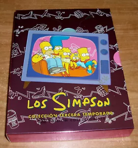 LOS SIMPSON 3ª TEMPORADA COMPLETA 4 DVD 24 EPISODIOS SOLO DESPRECINTADO R2 - Imagen 1 de 6