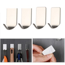 Stainless Steel Wall Rack Seamless Adhesive Hook Traceless Hanger Storage