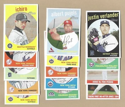 2008 TOPPS HERITAGE BLACK BACK PARALLEL - PICK ANY - UPDATED 07/11/24 - Image 1 of 2