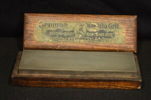 Vintage Farwell & Marine  Washita Oil Sharpening Stone with wood box