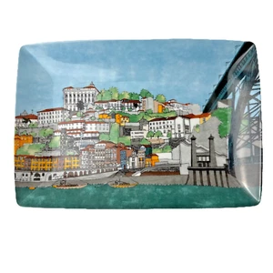 Vista Alegre Soul of Porto Rectangular Plate Alma do Porto 15 by Beatriz Lamanna - Picture 1 of 24