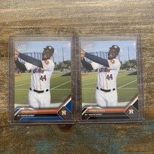 2023 TOPPS NOW Opening Day #OD-102 YORDAN ALVAREZ ASTROS #14/49 & #58/99