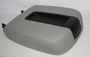 07 08 09 2010 Chevy Avalanche-Center Console Storage Compartment Lid Cover Gray - Picture 1 of 12