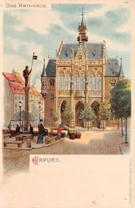 Erfurt The Town Hall Postcard - Picture 1 of 2