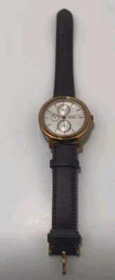 Reloj de cuarzo Fossil ES3594 para mujer de cuero marrón analógico esfera blanca XX427 Foto 1 de 4