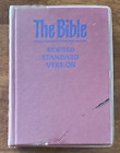 Holy Bible Revised Standard Version RSV 1952 Red Hardcover Vintage with cover
