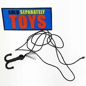 Vtg Indiana Jones Well of Souls GRAPPLING HOOK & CORD original playset accessory - Picture 1 of 6