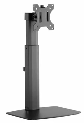 Premium Aluminium Monitor Standfuß stufenlos höhenverstellbar per Gasdruckfeder - Bild 1 von 4