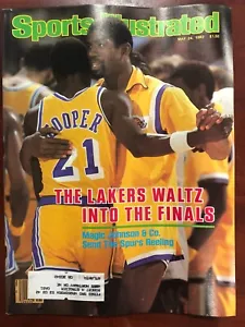 Sports Illustrated May 24 1982- Magic Johnson- Los Angeles Lakers - Picture 1 of 4