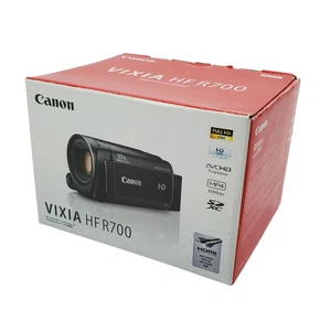 Canon VIXIA HF R700 HD Camcorder Black 57x Zoom Full HD 1080p Factory Sealed NEW - Picture 1 of 7