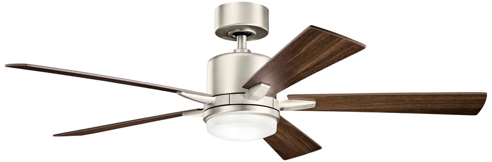52" Kichler Lucian Brushed Nickel LED Ceiling Fan with Wall Control - Image 1 of 1