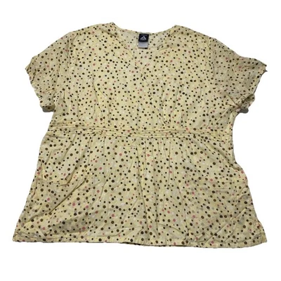 Cherokee Studio Polka Dots Scrub Top Women’s Multicolor  2XL - Image 1 of 4