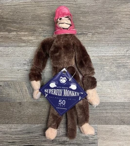 Slingshot 9” Monkey Toy with Sound Superfly Flying Money - Picture 1 of 3