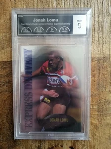 PCG 9 1996 Card Crazy Rookie Express Delivery Jonah Lomu Rugby Card All Blacks - Picture 1 of 3