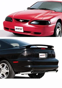 Fits 94-98 Mustang V6 GT GTS Smoke Headlight Taillight Covers 4pc GT0206S GT076 - Foto 1 di 7