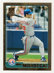 2001 Topps Gold BB #549 Mike Mordecai Montreal Expos BV$5 ####/2001 - Foto 1 di 1