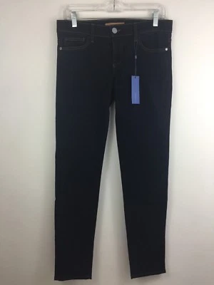 Pantalones de mezclilla ajustados Rebecca Minkoff de mezcla de algodón azul oscuro, talla 29  Foto 1 de 4