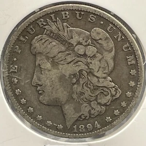Dólar de plata Morgan 1894-O, moneda escasa como nueva de EE. UU. 1,00 - Imagen 1 de 2